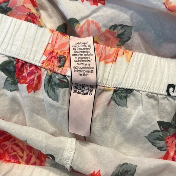 Victoria's Secret Floral Pajama Pants GUC SZ XL LIGHTWEIGHT COMFORTABLE - Picture 7 of 8